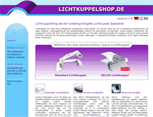 Tablet Screenshot of lichtkuppelshop.de